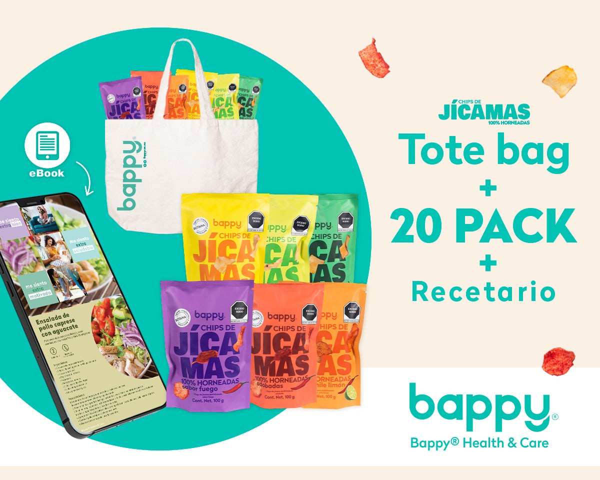 20 Jícamas 100% horneadas - sabores surtidos